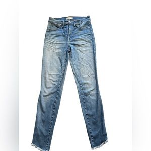 Madewell 10” high rise skinny size 27